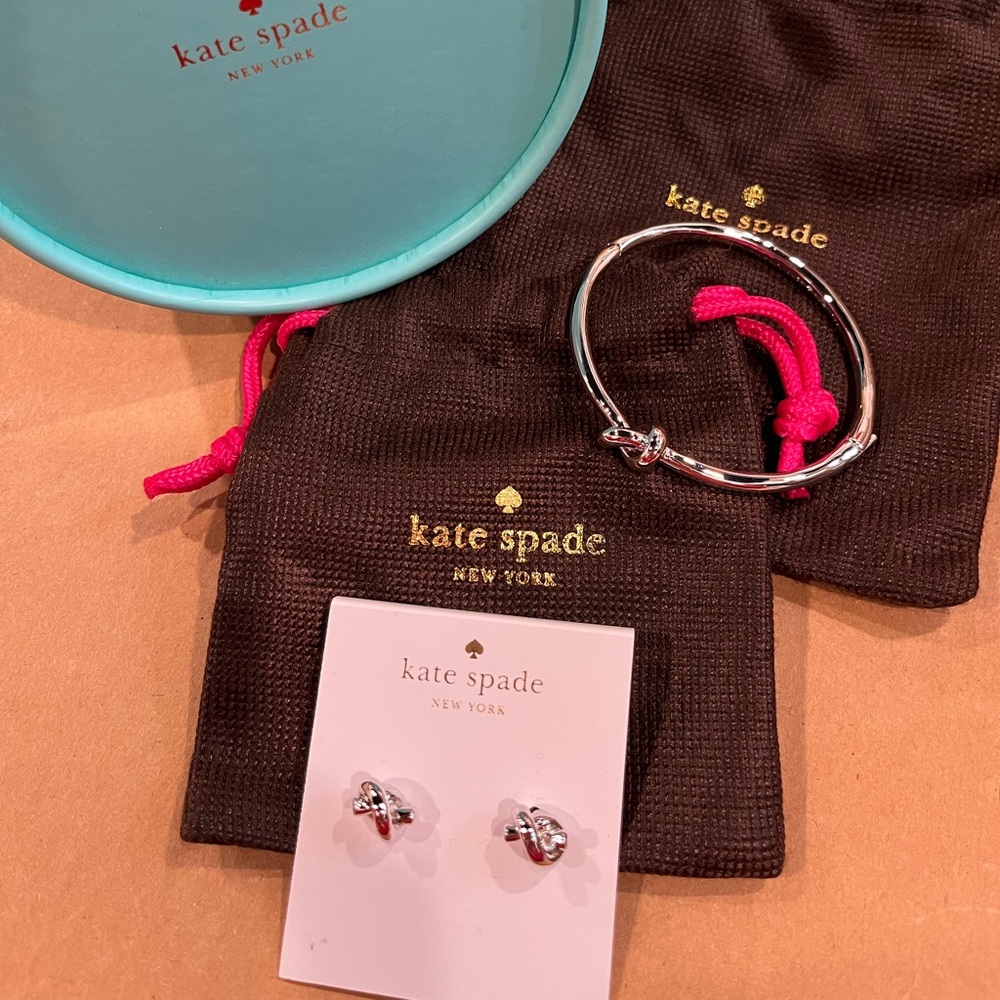 Kate Spade Earrings and Bracelet set